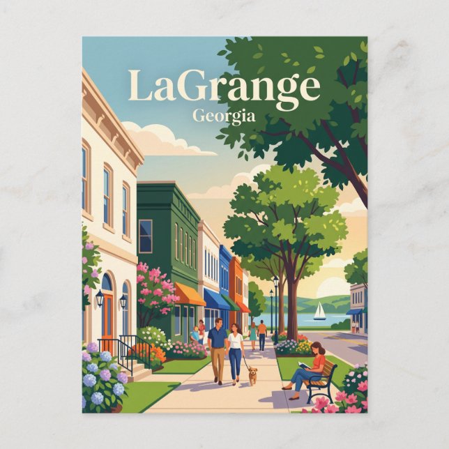 Postal LaGrange, Georgia (Anverso)