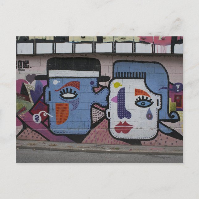 Postal Lágrimas de alegría (Anverso)