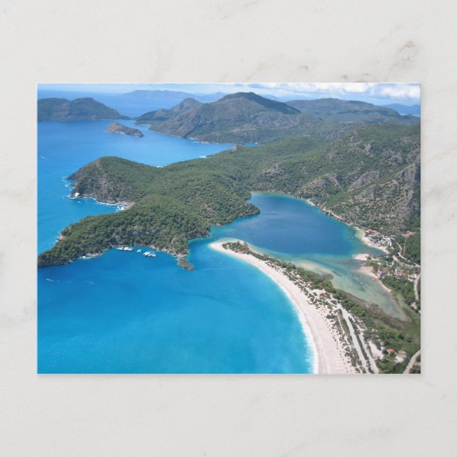 Postal Laguna Azul (Anverso)