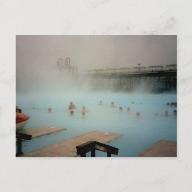 Postal Laguna Azul, Islandia (Anverso)