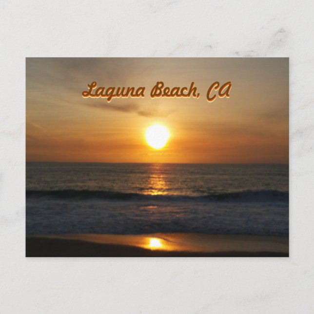 Postal Laguna Beach, CA (Anverso)