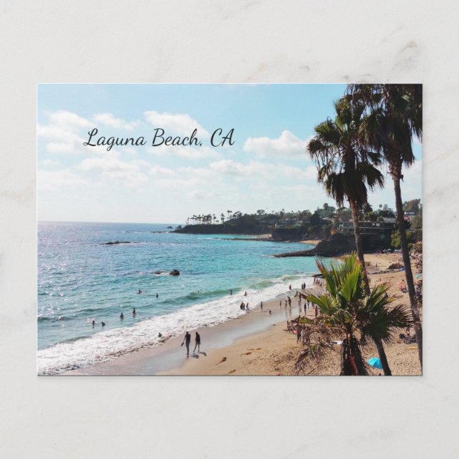 Postal Laguna Beach, CA (Anverso)