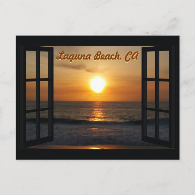 Postal Laguna Beach, CA (Anverso)