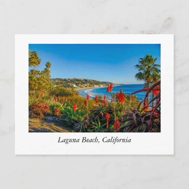 Postal Laguna Beach, California (Anverso)