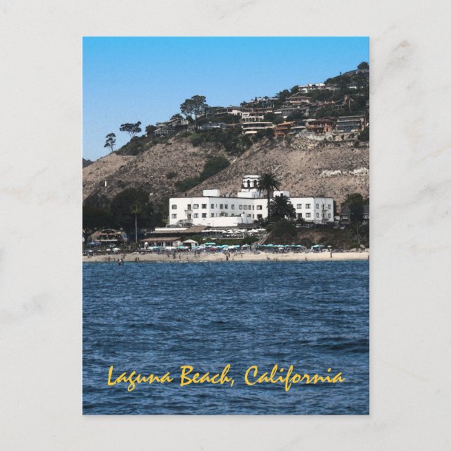 Postal Laguna Beach, California (Anverso)