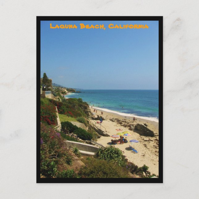 Postal Laguna Beach, California (Anverso)