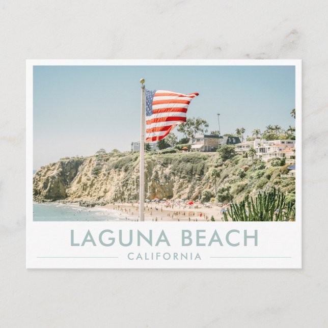 Postal Laguna Beach California Condado de Orange (Anverso)