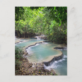 Postal Laguna de los ríos Forest River, Cataratas Khoung 