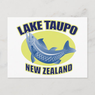 Postal Laguna de trucha taupo nuevo zelanda