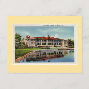 Postal Laguna del casino de Detroit Belle Isle