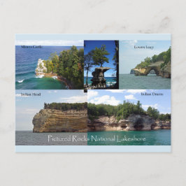 Postal Laguna nacional de Rocas pintadas