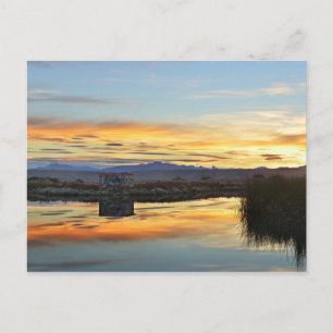 Postal Laguna Nimez Sunset, El Calafate, Argentina