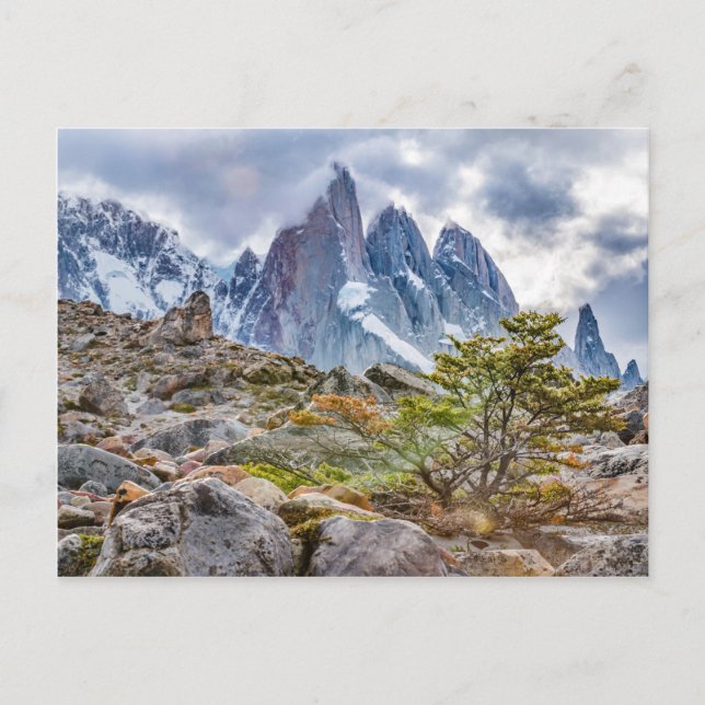 Postal Laguna Torre El Chalten Argentina (Anverso)