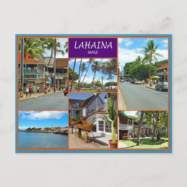 Postal Lahaina Maui (Anverso)
