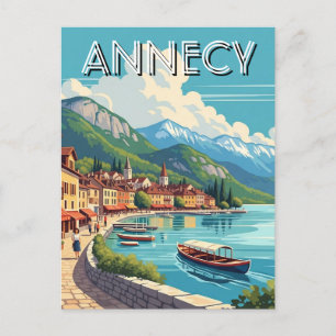 Postal Lake Annecy France