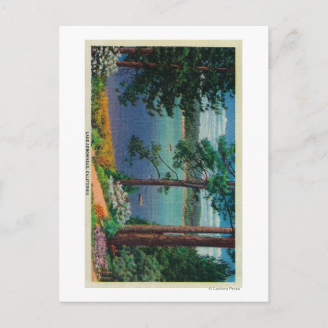 Postal Lake Arrowhead ViewLake Arrowhead, CA (Anverso)