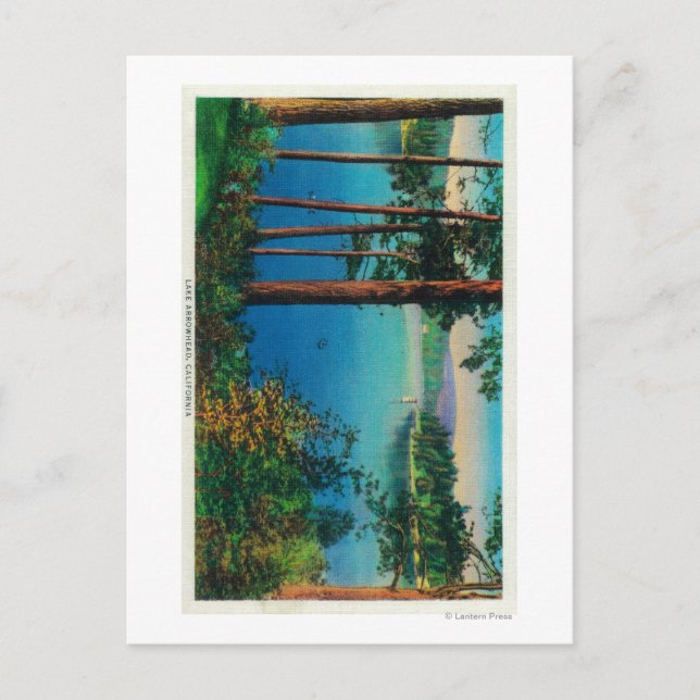 Postal Lake Arrowhead ViewLake Arrowhead, CA (Anverso)