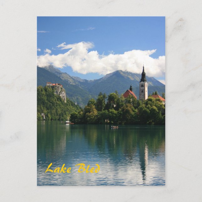 Postal Lake Bled (Anverso)