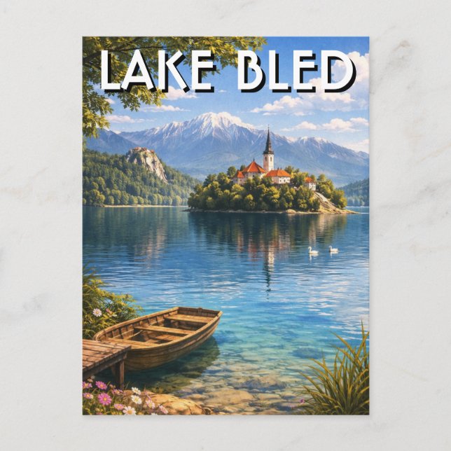 Postal Lake Bled Slovenia (Anverso)