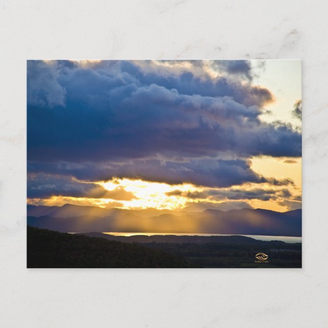 Postal Lake Champlain Vermont Sunset (Anverso)