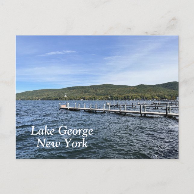 Postal Lake George New York (Anverso)