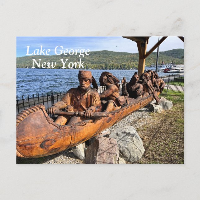 Postal Lake George New York (Anverso)