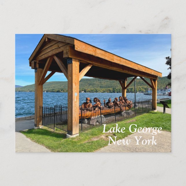 Postal Lake George New York (Anverso)