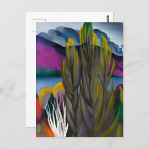 Postal Lake George White Birch   Georgia O'keeffe  