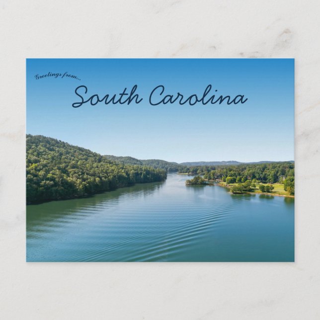 Postal Lake Keowee South Carolina EE.UU. (Anverso)