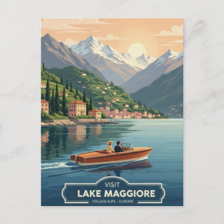 Postal Lake Maggiore Italy Travel