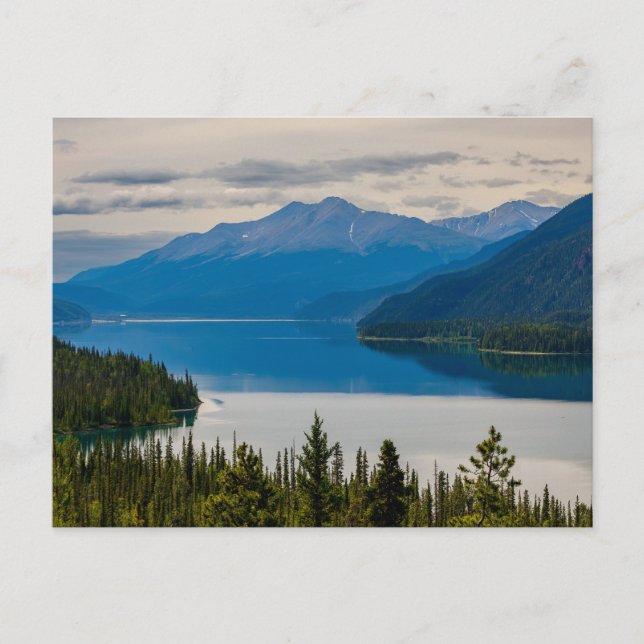 Postal Lake Muncho in Kanada Postkarte (Anverso)