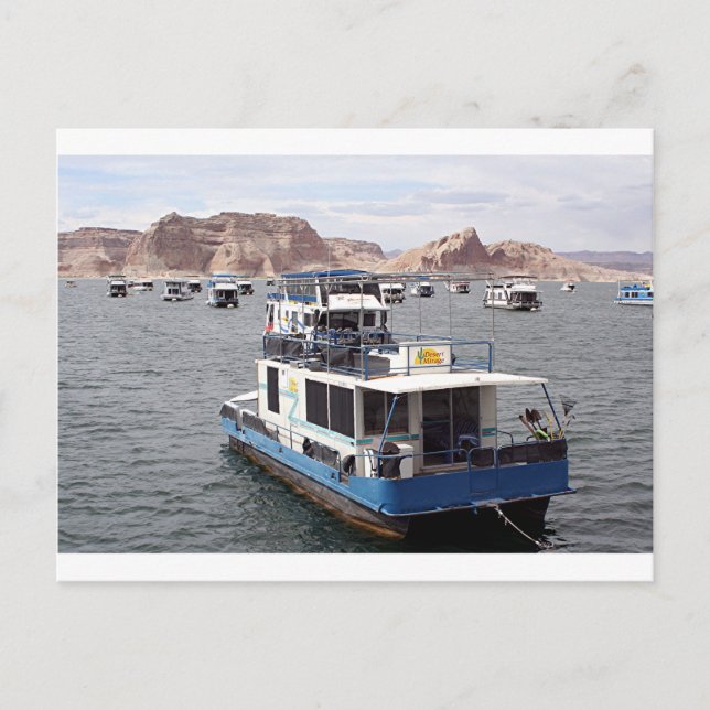 Postal Lake Powell Houseboat, Arizona, Estados Unidos 2 (Anverso)