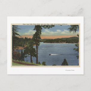 Postal Lake Shore Drive View, cerca de Dam