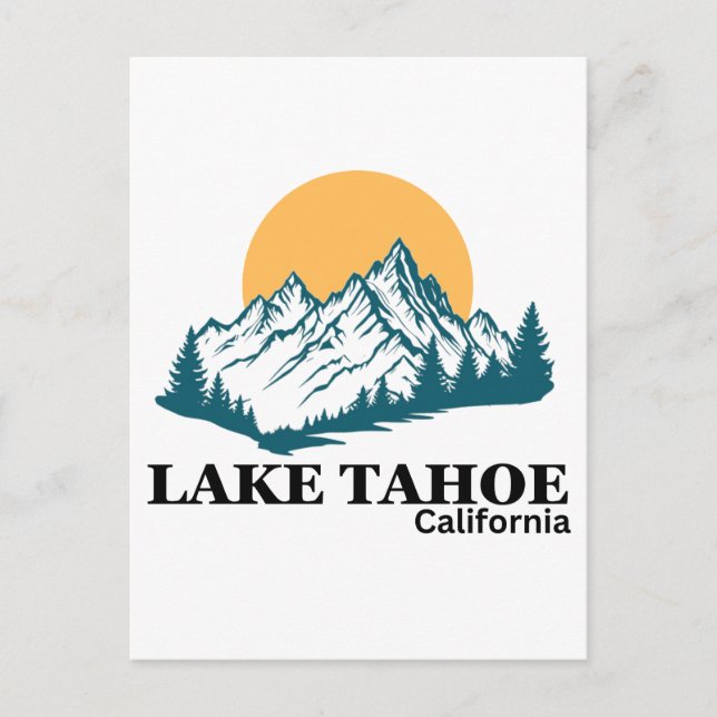 POSTAL LAKE TAHOE (Anverso)