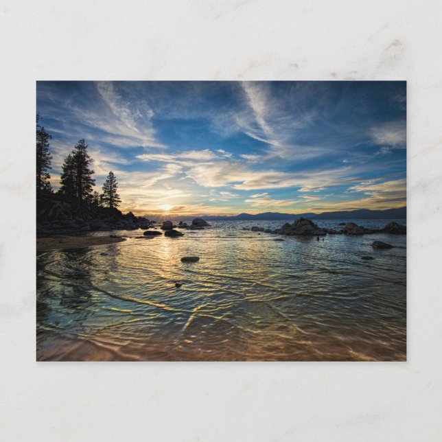 Postal Lake Tahoe Sunset (Anverso)
