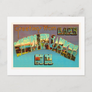 Postal Lake Winnipesaukee New Hampshire Travel Souvenir
