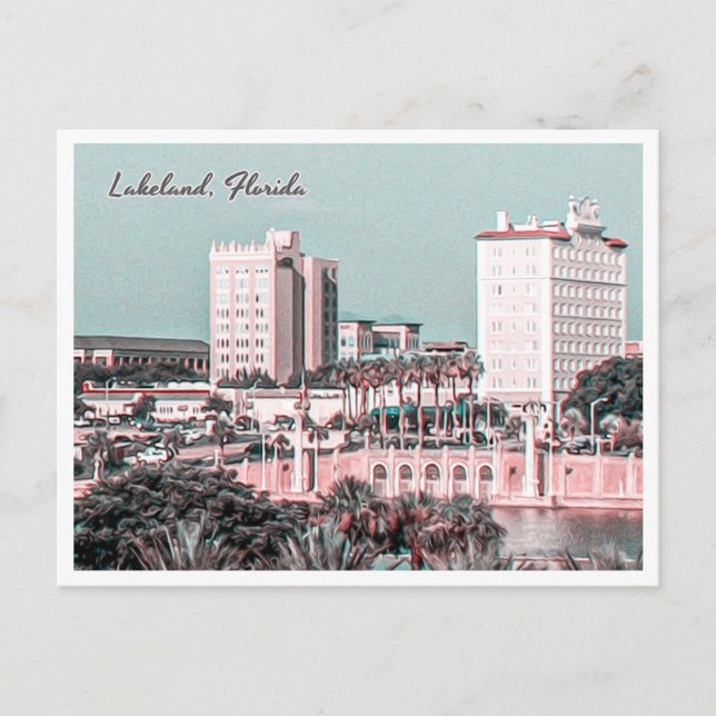 POSTAL LAKELAND FLORIDA (Anverso)