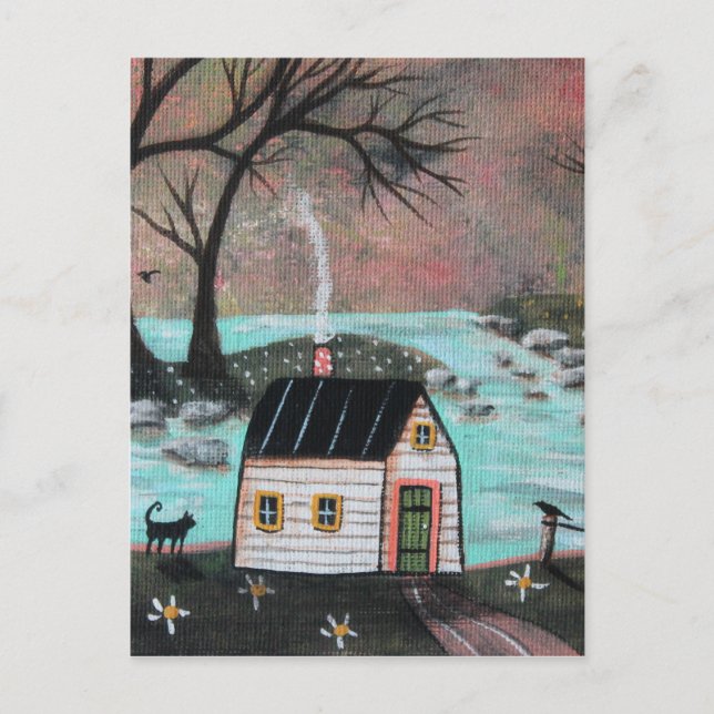 Postal Lakeside Isle Seascape (Anverso)