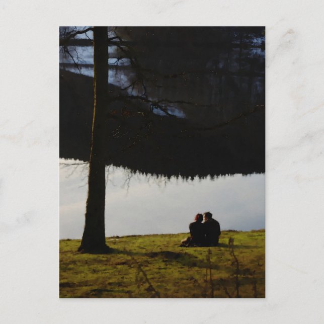 Postal Lakeside Lovers (Anverso)