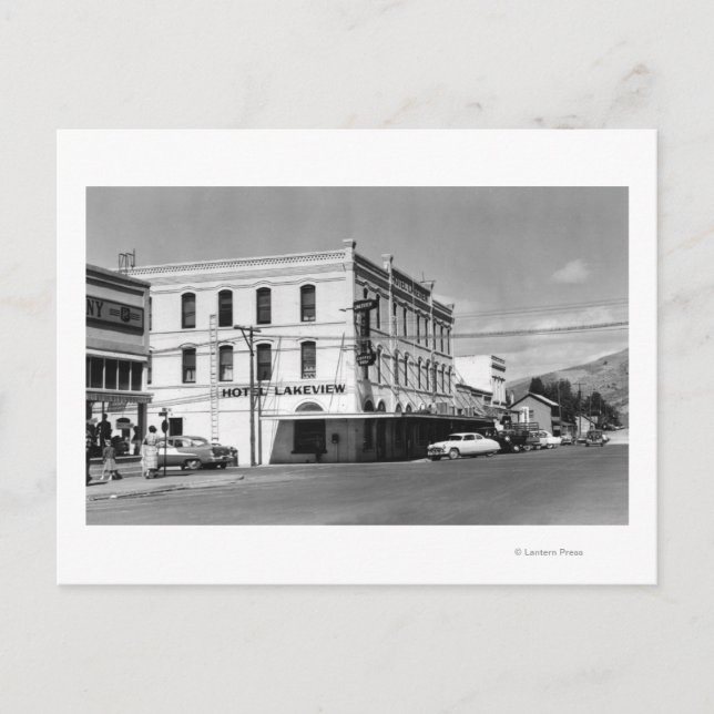 Postal Lakeview, Oregon Main Street View Photograph #1 (Anverso)