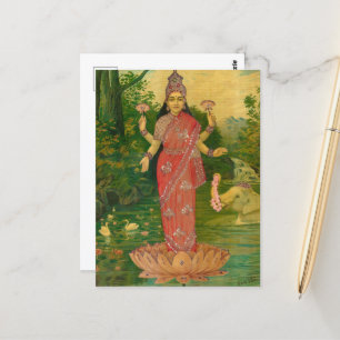 Postal Lakshmi por Raja Ravi Varma