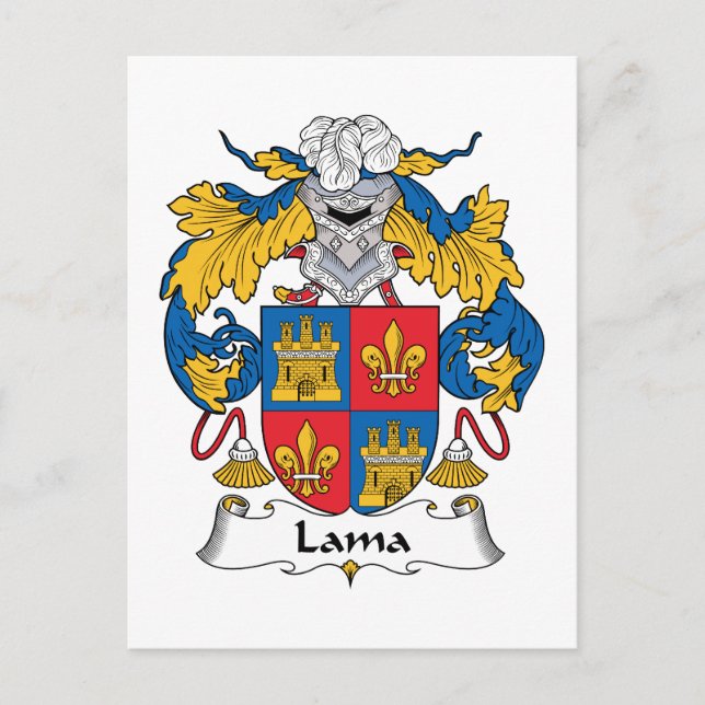 Postal Lama Family Crest (Anverso)