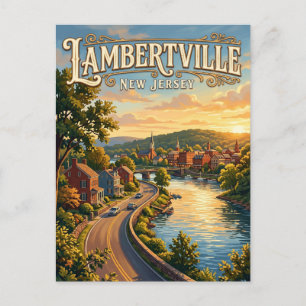 Postal Lambertville Nueva Jersey
