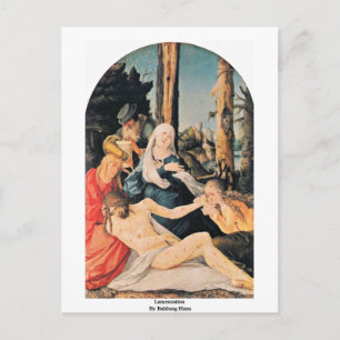 Postal Lamentación de Hans Baldung