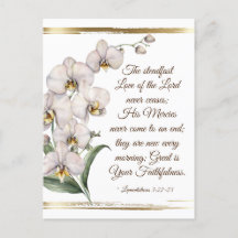 Lamentaciones 3:22-23 Amor firme al Señor