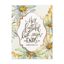 Lamentaciones 3:22 Su amor fiel nunca termina