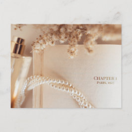 Postal lamorous Vintage Literary Flat Lay Art