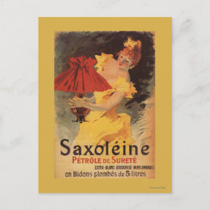 Postal Lámpara saxoleina Aceite Lámpara Rojo Lámpara