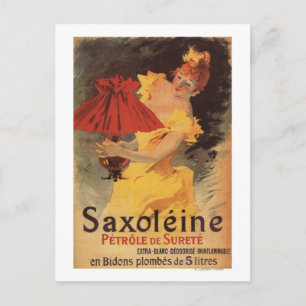 Postal Lámpara saxoleina Aceite Lámpara Rojo Lámpara