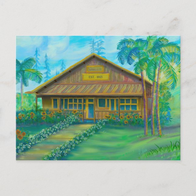 Postal Lanai City, Hawaii (Anverso)